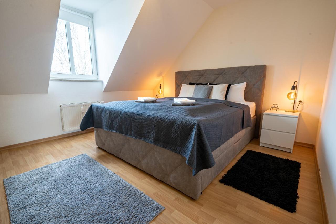 Deluxe Apartment I Klimaanlage I Tiefgarage I Balkon I Wlan Maagdenburg Buitenkant foto