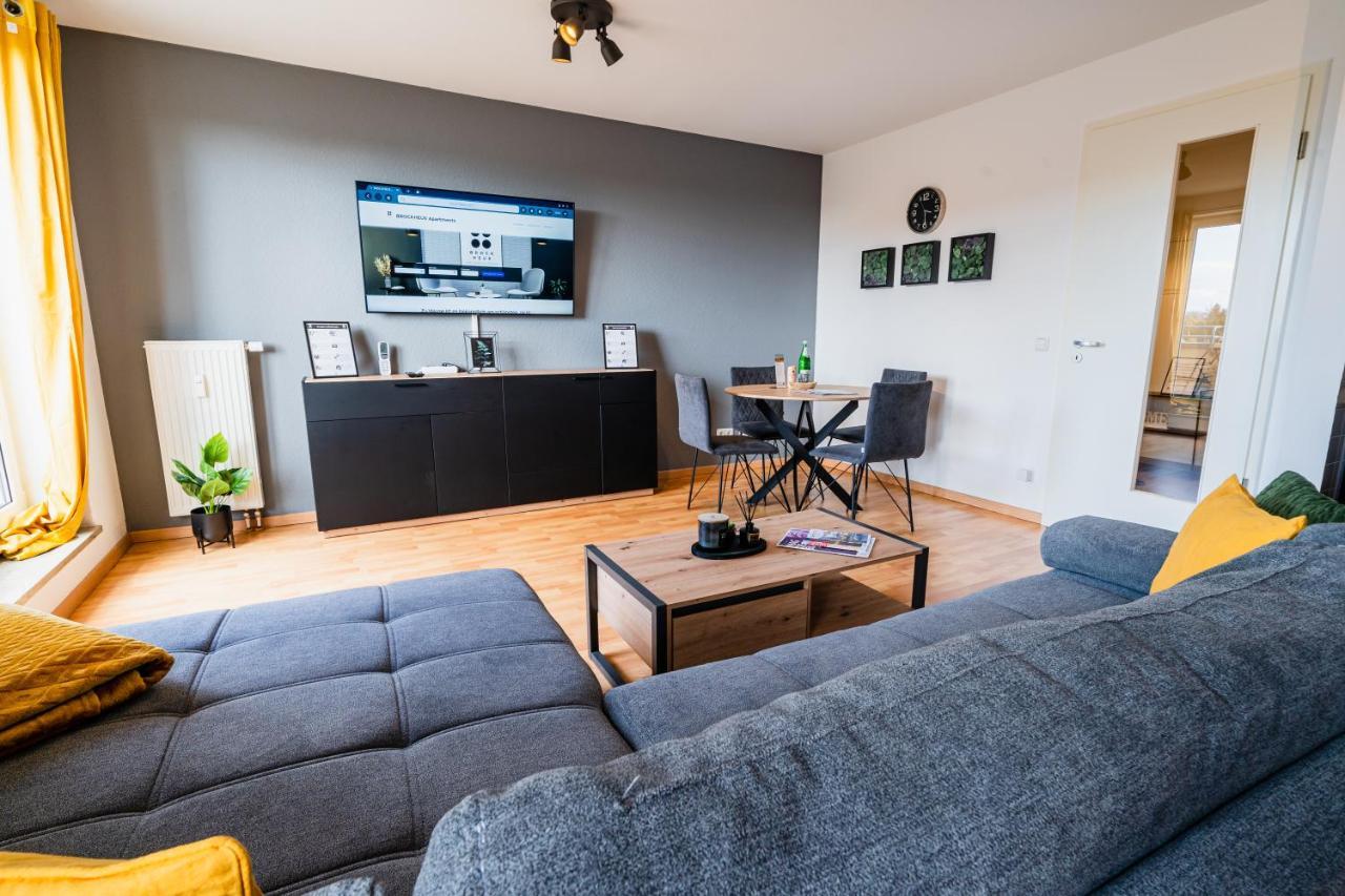 Deluxe Apartment I Klimaanlage I Tiefgarage I Balkon I Wlan Maagdenburg Buitenkant foto