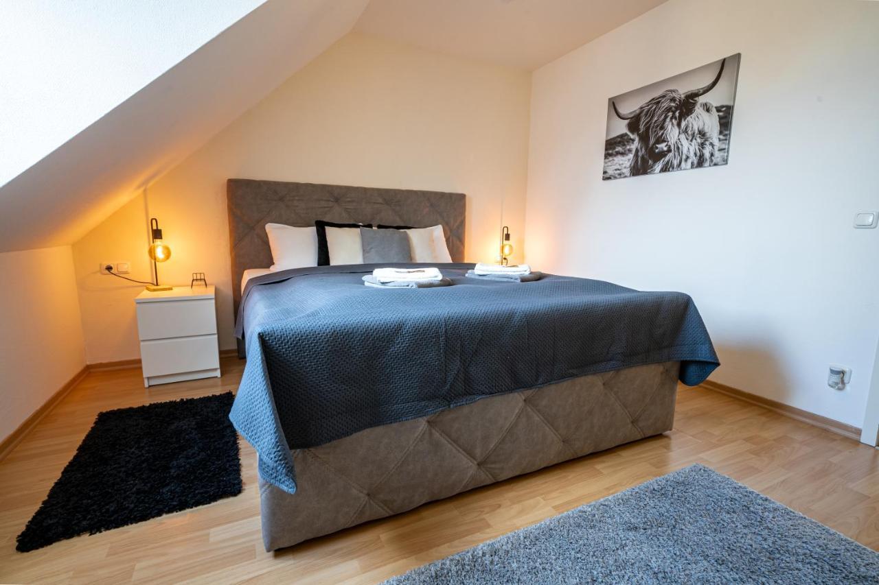Deluxe Apartment I Klimaanlage I Tiefgarage I Balkon I Wlan Maagdenburg Buitenkant foto